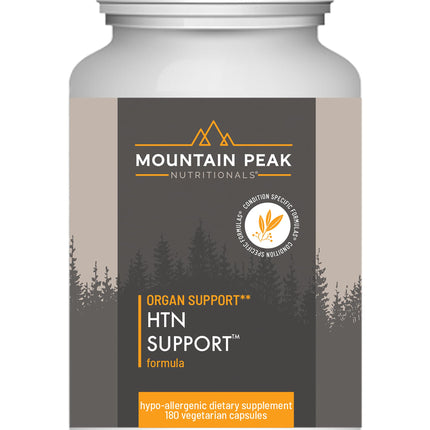HTN Blood Pressure Support for Heart & Circulation - Mountain Peak (180 Veg Capsules)