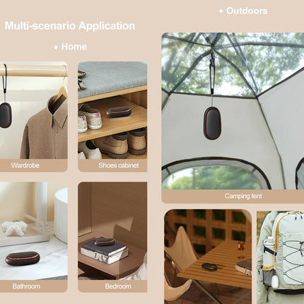 HUTIP Waterless Diffuser | Portable Mini Cordless Travel Essential Oil Diffuser