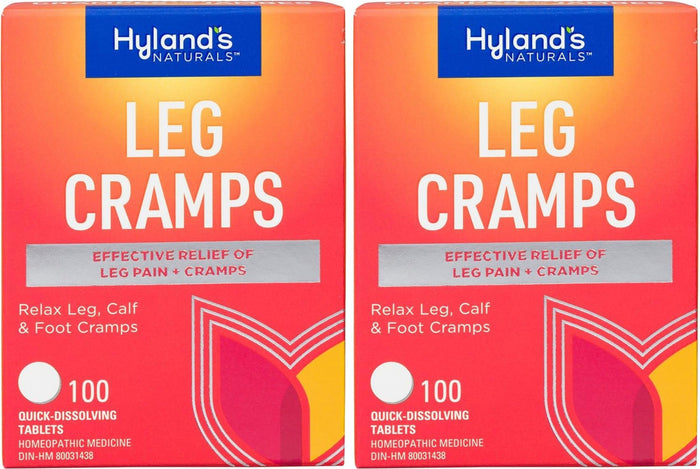 Hyland's Leg Cramps 2-Pack - Fast, Flavorless Relief for Leg, Calf & Foot Cramps