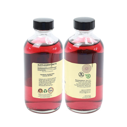 I Am Joy: Liquid Colloidal Gold 24k – 99.99% Pure, 100ppm, 8oz Fragrance-Free Bottle