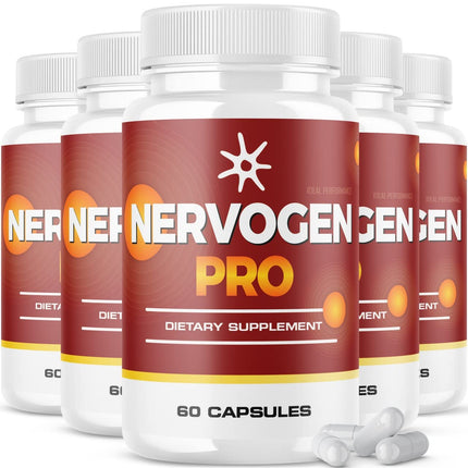 IDEAL PERFORMANCE (5 Pack) Nervogen Pro Supplement (300 Capsules)
