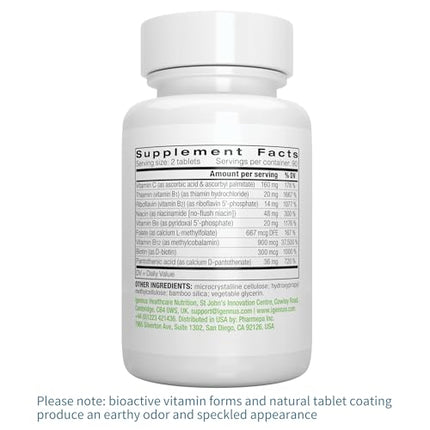 Igennus Super B-Complex: Methylated B-Vitamins, MTHFR Support, Vegan, 180 Tabs