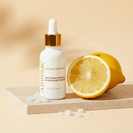 Brightening Face Serum with Kojic Acid & Alpha Arbutin for Dark Spots & Even Skin Tone (30ml) | Ammuri