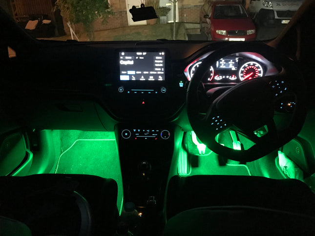MK8 / MK8.5 Ford Fiesta Footwell Light Upgrade