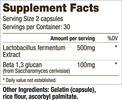 Aidan Products Imm-Kine Advanced Immune Support Supplement | MPGC Postbiotic + Beta 1-3 Glucan, 60 Capsules