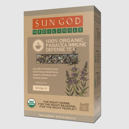 Organic IMMUNE DEFENSE Herbal Tea with 10 FREE Tea Bags
