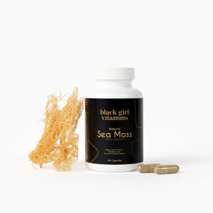 Organic Sea Moss Capsules – 92 Minerals | Vegan Immune & Thyroid Support