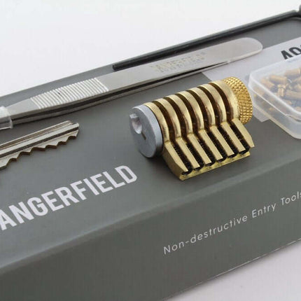 Dangerfield Infinitus Cutaway Practice Lock - Solid Brass - Perfect for Locksmith and Lock Pick Training