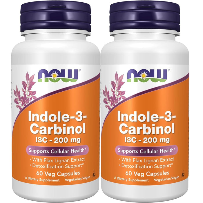 Indole-3-Carbinol (I3C) 200 mg - 120 Veg Capsules (2 Bottles)