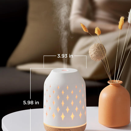 InnoGear 150ml Ceramic Diffuser – Ultrasonic Cool Mist, 2 Mist Modes