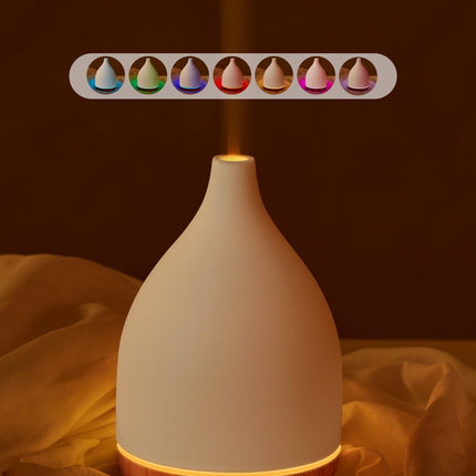 InnoGear 300ML Ceramic Diffuser for Essential Oils – 4 Timers, Auto-Off, Ultrasonic Cool Mist