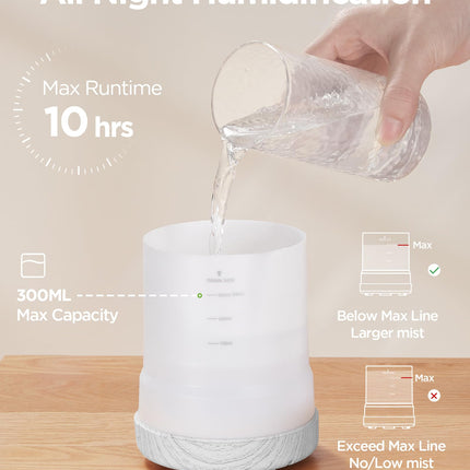 InnoGear 300ML Essential Oil Diffuser - 5-in-1 Ultrasonic Aromatherapy