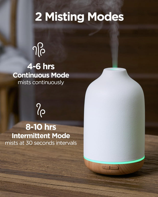 InnoGear 150ml Ceramic Essential Oil Diffuser – Handcrafted Stone Aroma Diffuser
