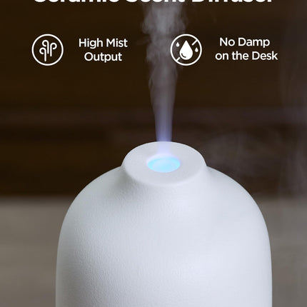 InnoGear 150ml Ceramic Essential Oil Diffuser – Handcrafted Stone Aroma Diffuser