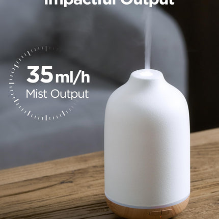 InnoGear 150ml Ceramic Essential Oil Diffuser – Handcrafted Stone Aroma Diffuser