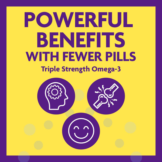 InnovixLabs Triple Strength Omega-3 900 mg EPA/DHA | Burpless, 200 Softgels