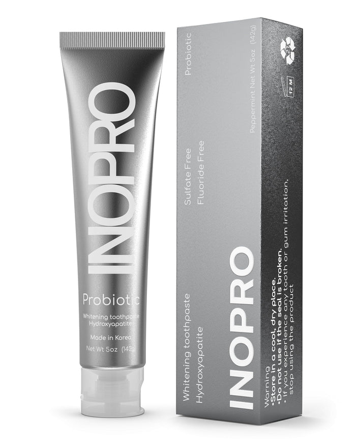 InoPro Hydroxyapatite Toothpaste with Probiotics – Fluoride Free, 5oz