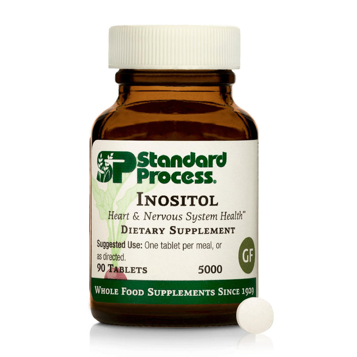 Standard Process Inositol 90 Tablets – Nervous System, Lipid & Heart Health