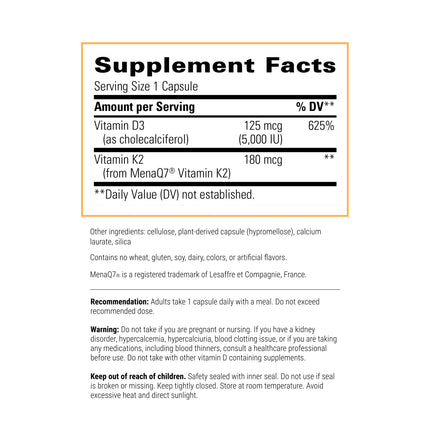 Integrative Therapeutics K2 + D3 – Heart Health & Bone Support | 60 Count