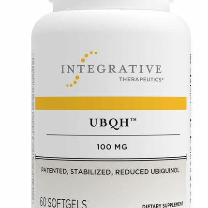 Integrative Therapeutics UBQH 100 mg – Ubiquinol Cellular Energy Support, Dairy-Free, 60 Softgels