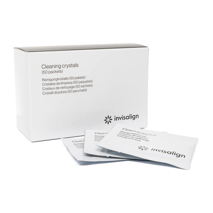 Invisalign Cleaning Crystals for Clear Aligners & Retainers – 50 Packets