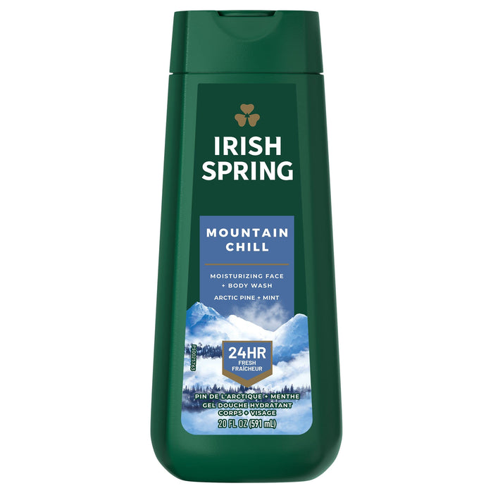 Irish Spring Mountain Chill Body Wash - Refreshing Clean & Invigorating Scent