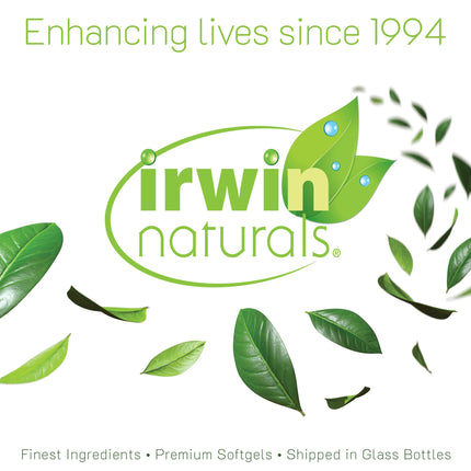 Irwin Naturals Ginkgo Biloba – Double-Potency 60 Liquid Soft-Gels (2 Pack) for Brain, Focus & Circulation