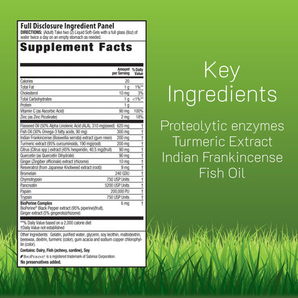 Irwin Naturals Inflamma-Less – 80 Softgels, Pack of 2 | Supports Comfort, Mobility & Flexibility