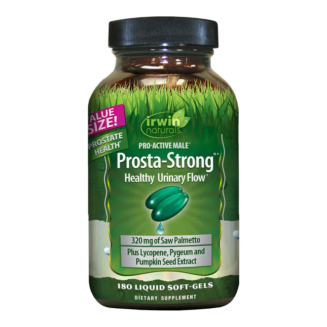 Irwin Naturals Prosta-Strong Prostate Health Support – Saw Palmetto, Lycopene