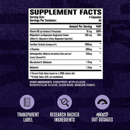 Jacked Factory Lean PM Max – Fat Burner & Sleep Support (120 Diet Pills)