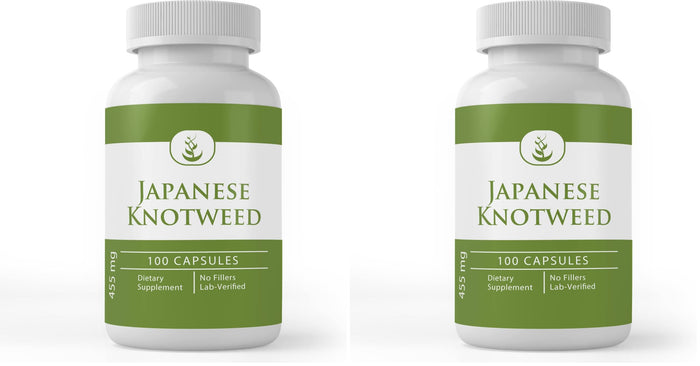 Pure Original Japanese Knotweed Capsules – 100 Count, Pack of 2 | Lab Verified, No Additives