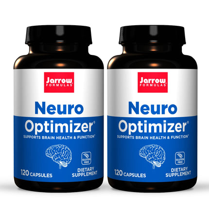 Jarrow Formulas Neuro Optimizer – 2-Pack, 120 Capsules | Brain Health