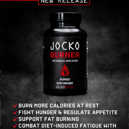 Jocko Fuel Burner – Healthy Weight Support, Appetite Regulation & Metabolism Boost (90 Count)