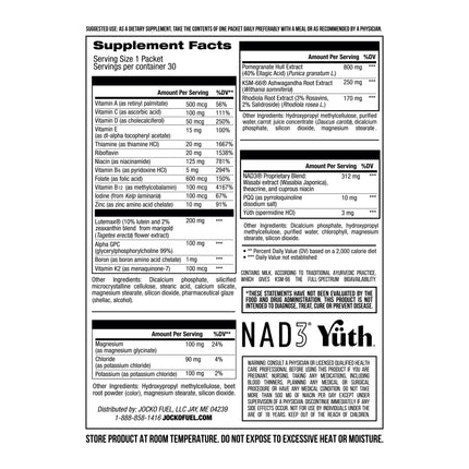 Jocko Fuel TIME WAR Multivitamin – NAD Support for Healthy Aging & Energy