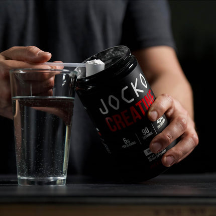 Jocko Fuel Creatine Monohydrate Powder – 90 Servings, 16 oz Jar, Unflavored