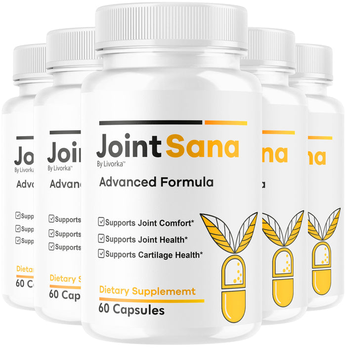 (5 Pack) Joint Sana Capsules – Official JointSana Supplement, 300 Capsules