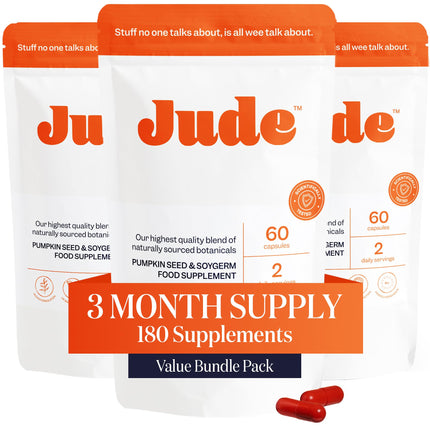 Jude Bladder Control Tablets – Daily Urinary Support, 180 Capsules