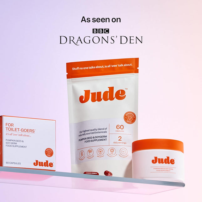 Jude Bladder Control Tablets – Daily Urinary Support, 180 Capsules