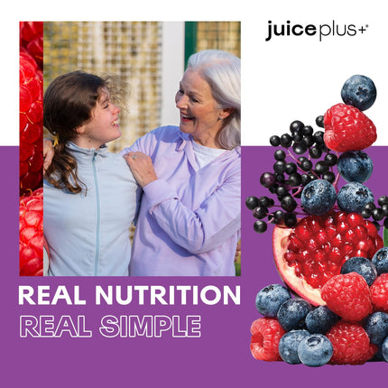 Juice Plus+ Berry Blend Soft Chews – Daily Nutrition from 12 Plants for Adults & Kids (1 Month, 30 Chews)