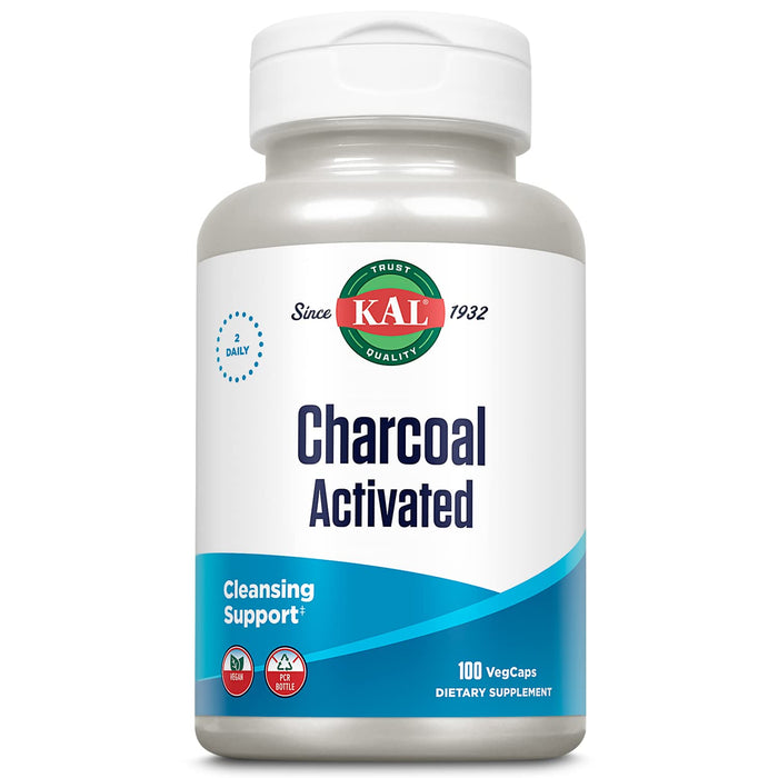KAL Charcoal, Activated Coconut Shell 280mg | 100ct