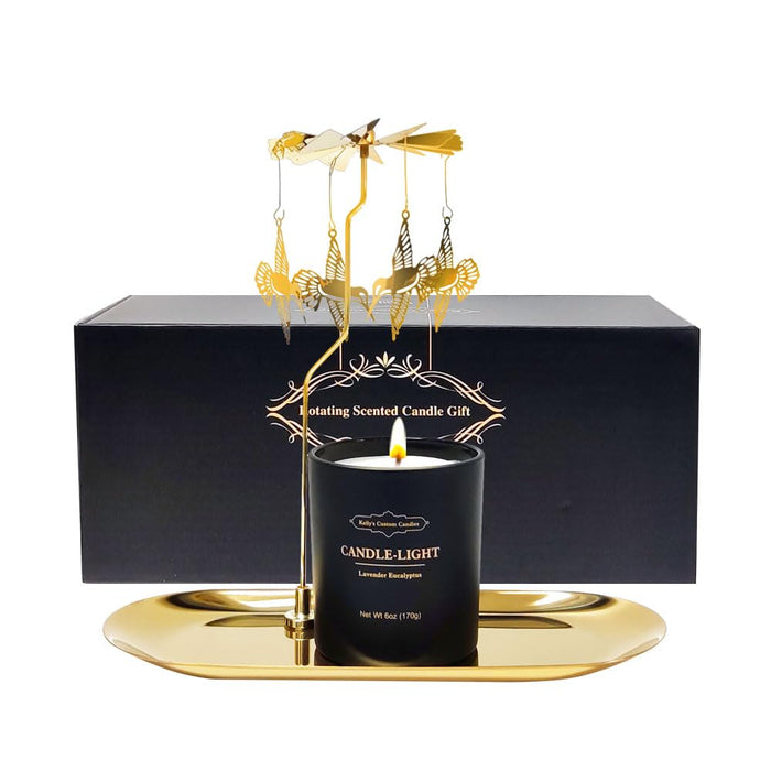 Rotatable Hummingbird Candle Gift | Kelly's Custom Candles, 6 oz