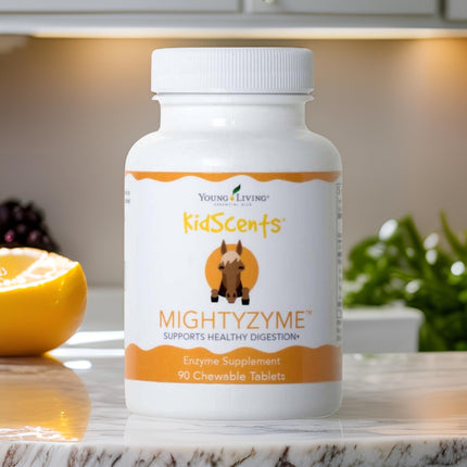 KidScents MightyZyme Chewable Tablets 90 ct | Children's Digestive Enzyme Supplement
