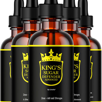 Kings Sugar Defender Drops (5 Pack) – Advanced Formula for Health & Wellness