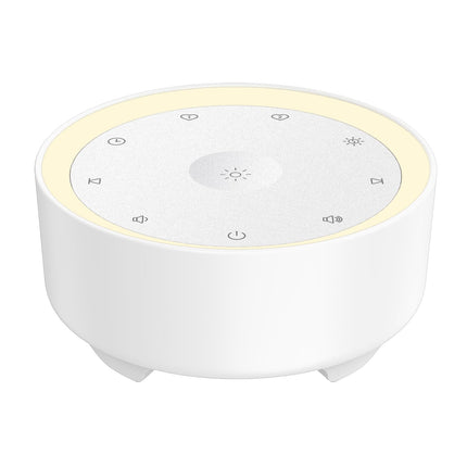 Kipcush White Noise Machine – 20 Sounds, 2 Shortcuts, Warm Night Light