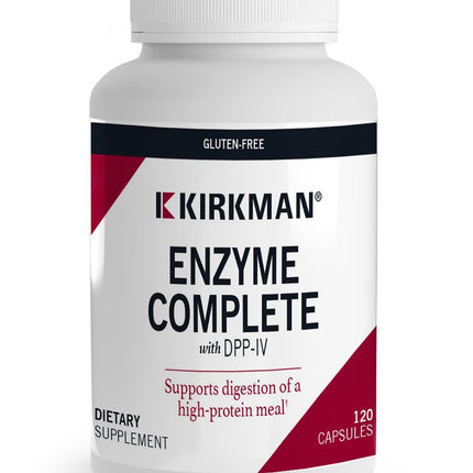 Kirkman EnZym-Complete/DPP-IV 120 Capsules | Broad Spectrum Digestive Enzyme