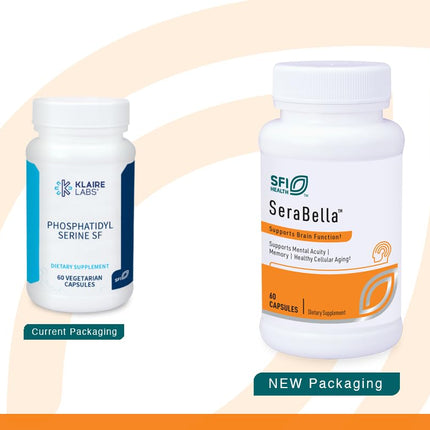 Klaire Labs SFI Health Phosphatidyl Serine SF – Soy Free from Sunflower Lecithin, 60 Capsules