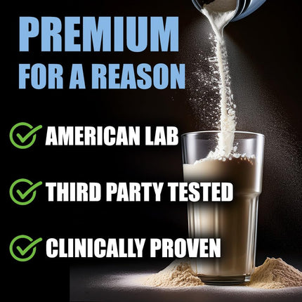 Knowman Labs Premium Collagen for Men – Coffee-Infused, 30 Servings