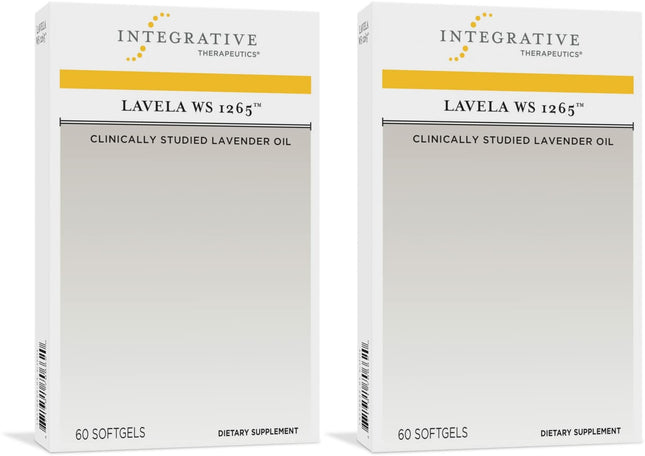 Integrative Therapeutics Lavela WS 1265 – Lavender Oil Softgels for Sleep & Stress Support (Dairy-Free)