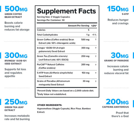 LEGION Phoenix Thermogenic Fat Burners & Weight Loss Pills – 30 Servings, 90 Capsules (Caffeine)