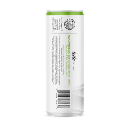 LEILO Kava Lime Margarita Mocktail – Sugar-Free, Non-Alcoholic 12-Pack (12 fl oz Cans)